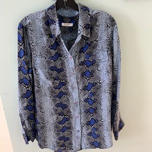 Equipment silk button down shirt